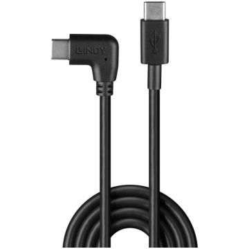 Lindy USB 2.0 tips C uz C 90° Right Angle savienot