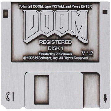 DOOM - Floppy Disk - Limited Edition (Pin Badge) B