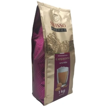Swisso Cappuccino Amaretto šķīstošais kapučīno dzē