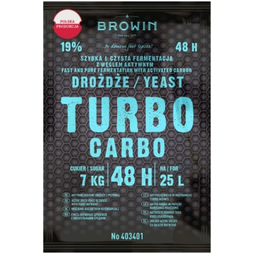 Browin Distilācijas raugs 403401, 160 g, 25 L, 7 k