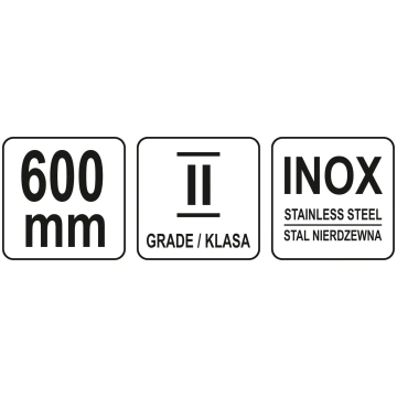 SS STRAIGHTEDGE 600MM (YT-70723) Yato