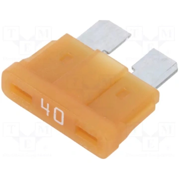 Fuse: fuse; 40A; 58VDC; automotive; 19.3mm; tin al