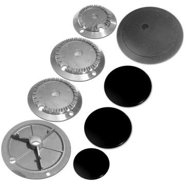 KIT BRUCIATORI DOPPIO FORO + PIATTELLI ADATTABILE 