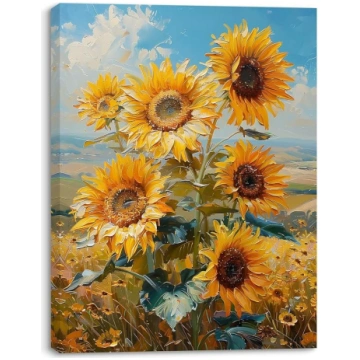 Piy Glezniecība Floral Canvas Pictures, eļļas glez