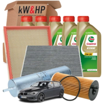 KIT TAGLIANDO 4 FILTRI CON OLIO MOTORE ORIGINALE 5