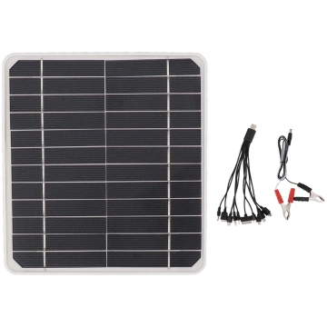 10 W 12 V saules paneļa automašīnas akumulatora lā