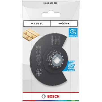 Pusapaļš asmenis Bosch Starlock ACZ 85 EC; 85 mm