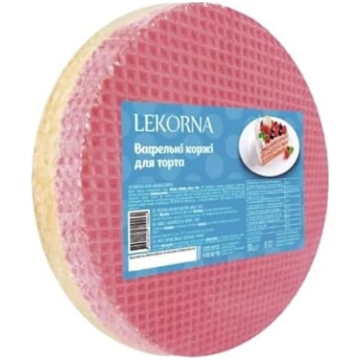 LEKORNA Vafeļu lapu kūkas pamatnes maisījums "Natu