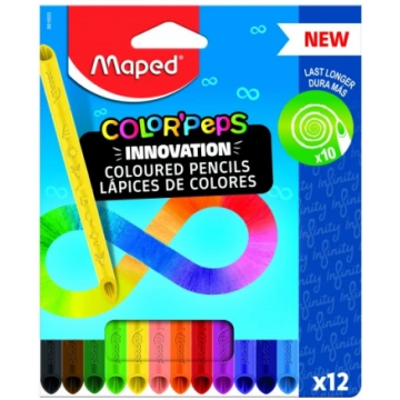 MAPED Infinity inovatīvi, neasināmie zīmuļi, 12 kr