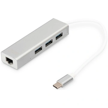 Digitus USB Type-C? 3-Port Hub + Gigabit Ethernet 