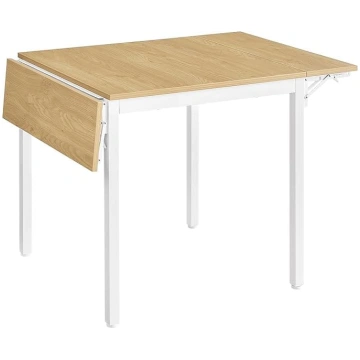 VASAGLE Dining Table Folding Kitchen Table for 2-4