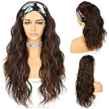Sapphirewigs Ķermeņa Viļņu Galvassaite Parūka Sint