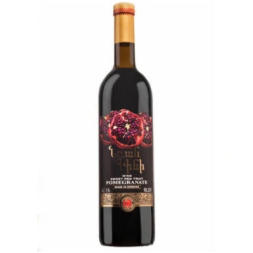 S.vīns augļu Pomegranate saldais 15% 0.75l