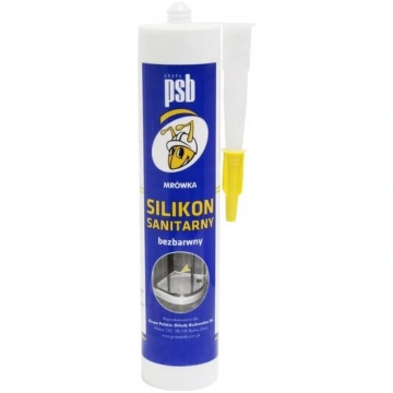 Sanitārais silikons bezkrāsains 300 ml PSB