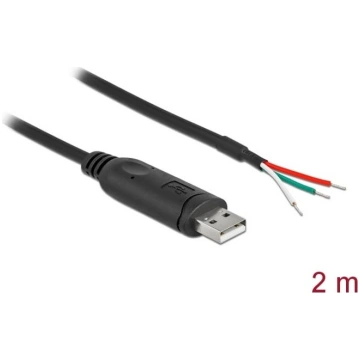 Delock Adapter cable USB 2.0 Type-A to Serial RS-2