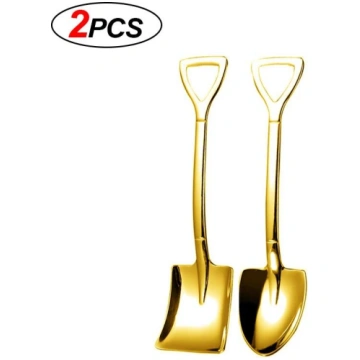 Creative Stainless Steel Shovel Spoon Mini Coffee 