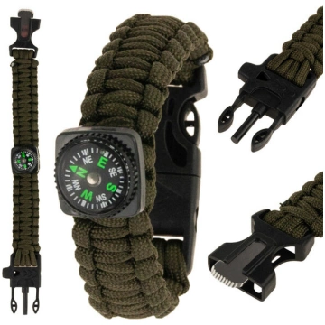 Iznīcināšanas izdzīvošanas 5‑1 paracord aproce, za