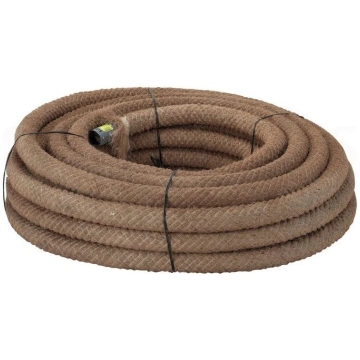 PVC drenāžas caurule ar kokosa filtru 92/80 (50m) 