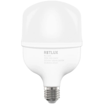 Retlux - LED Spuldze T100 E27/30W/230V 3000K