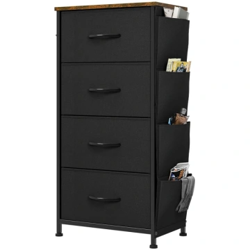YITAHOME Chest of Drawers, 4 Fabric Drawers with H
