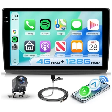 Hodozzy 4G+128G Android auto radio priekš Renault 