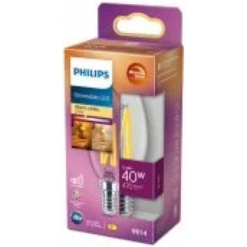 Philips LED classic 40W B35 E27 CL WGD90 SRT4 LED 