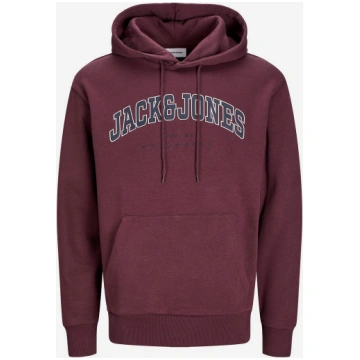 Mīksts džemperis ar kapuci un apdruku JACK & JONES