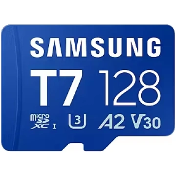 Samsung T7 microSD Memory Card 128GB for Smartphon