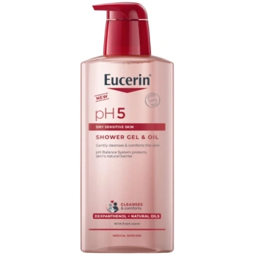 EUCERIN pH5 dušas želeja&eļļa 400ml