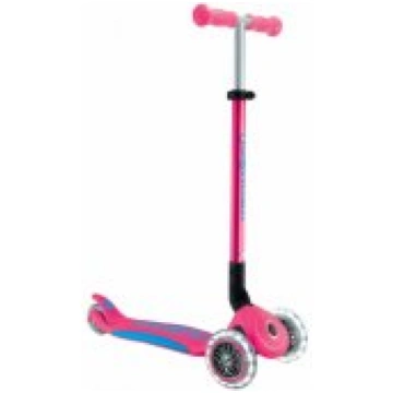 GLOBBER GLOBBER Primo Foldable Plus Lights (pink/ 
