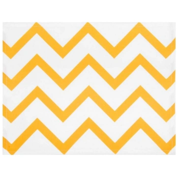 Salvete taisnstūrveida Ambition Yellow Strips, bal