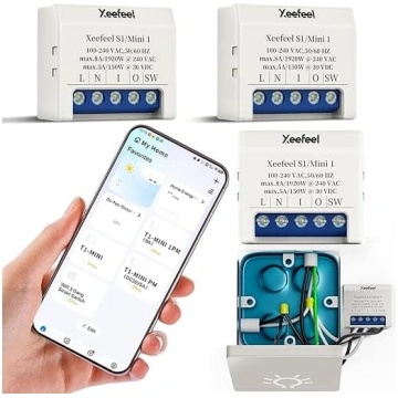 Mini 1 vieds releju slēdzis WiFi un Bluetooth - 8A