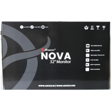 SALE OUT. Arozzi Nova 32" IPS, 180Hz, Computer Mon