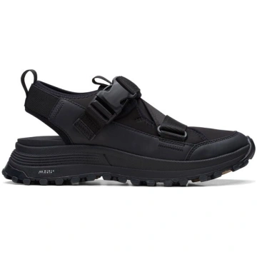 Clarks sieviešu melnas sandales ATLTrek Strap Sand