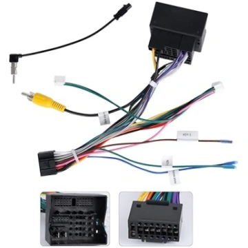 CAMECHO 52 kontaktu ISO adaptera kabelis VW/Golf/P