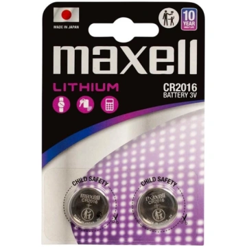 MAXELL Lithium battery LITHIUM CR2016 2 pcs. 3V MA