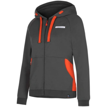 Kaos Hoody W, Carbon/Cherry Tomato (S) La Sportiva
