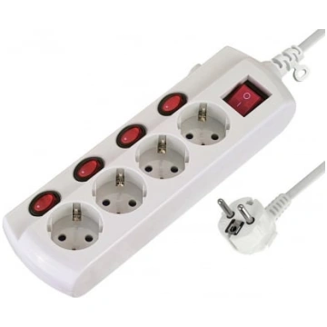 Electraline 62501 Pagarinātājs 4 ligzdas 1.5m ( IT