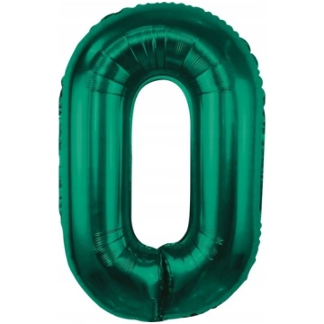 Folijas balons cipars GoDan Beauty & Charm Nr. 0, 