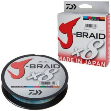 Aukla pītā Daiwa J-Braid X8 Multi Color 12755-018