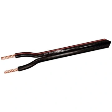 Wire: loudspeaker cable; 2x1mm2; stranded; OFC; bl