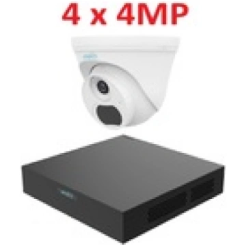 Uniarch 4MP IP videonovērošanas komplekts ar PoE (