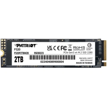 Patriot Viper SSD P320 M.2 PCI-Ex4 NVMe 2TB 3GB/s 