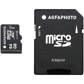 AgfaPhoto MicroSDXC UHS-I 64GB High Speed Class 10