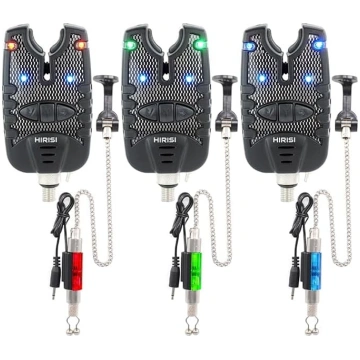 Hirisi Tackle Makšķerēšana Bite Alarms un LED Swin