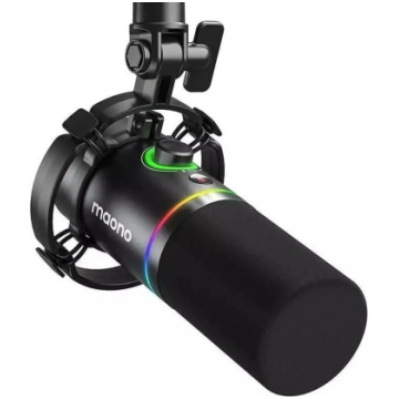 Maono PD200x mikrofons, melnā krāsā