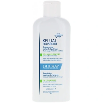 Ducray - Shampoo for oily dandruff Kelual Squanorm