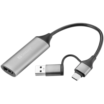 Sandberg 136-70 HDMI Capture Link to USB-C/A 136-7