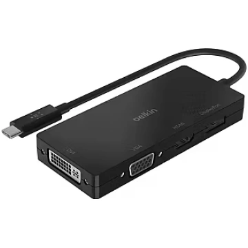 Belkin USB-C to HDMI/VGA/DP/DVI (AVC003BTBK; AVC00