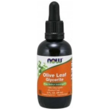 Olive Leaf Glycerite - 59 ml. Now Foods P30006